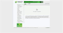 Desktop Screenshot of gredisa.com
