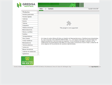 Tablet Screenshot of gredisa.com